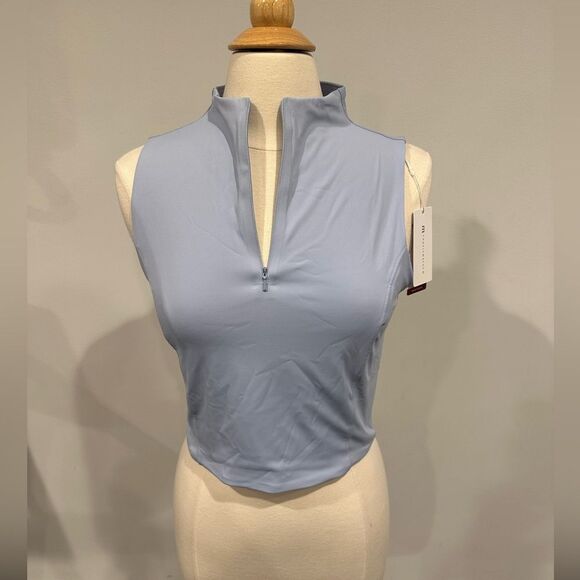 New With Tags! Travis Mathew Women's Sunfire Zip Tank Size Large - Picture 2 of 14